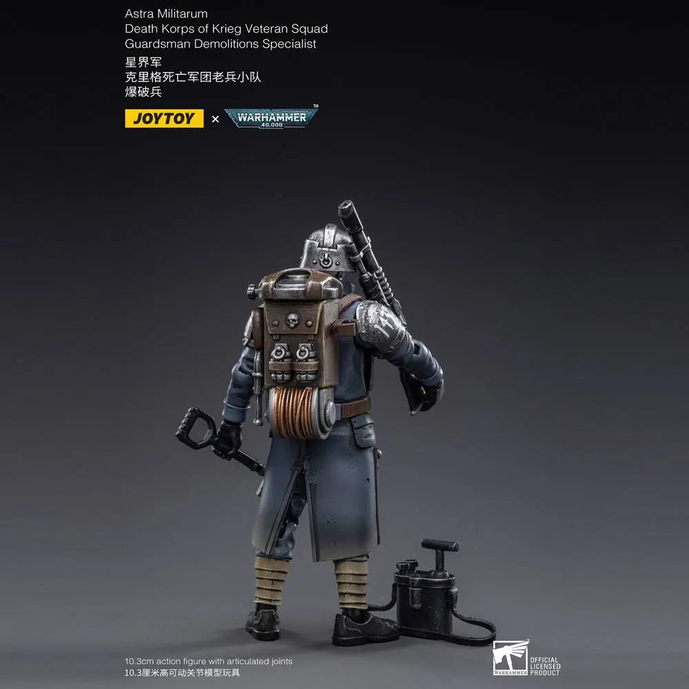 Warhammer 40k Actionfigur 1/18 Death Korps of Krieg Veteran Squad Gardist Sprengstoffexperte 10 cm Produktfoto