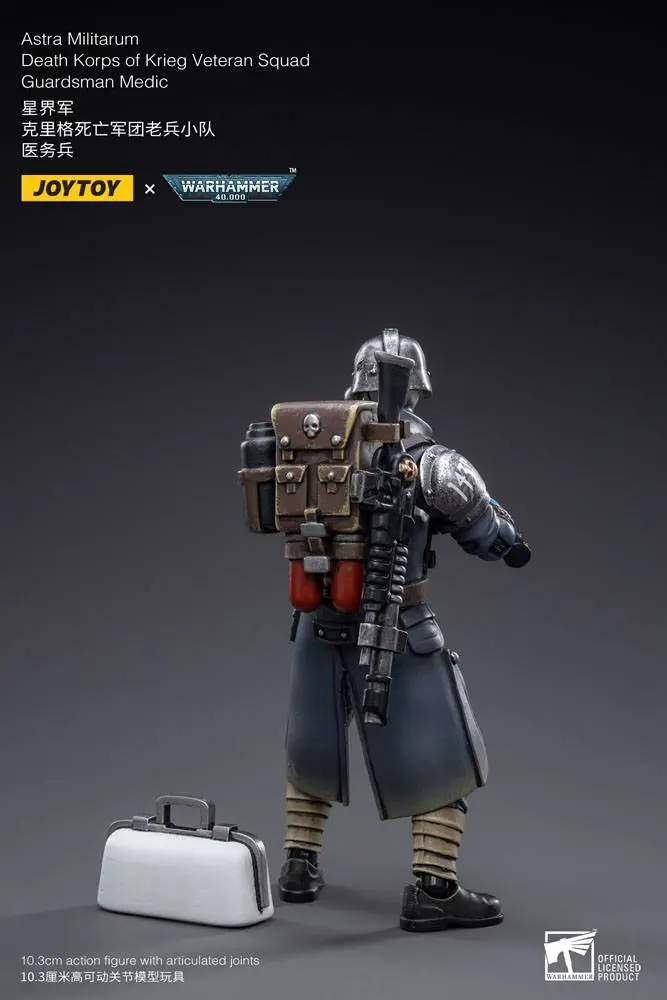 Warhammer 40k Action Figur 1/18 Death Korps of Krieg Veteran Squad Guardsman Medic 10 cm Produktfoto