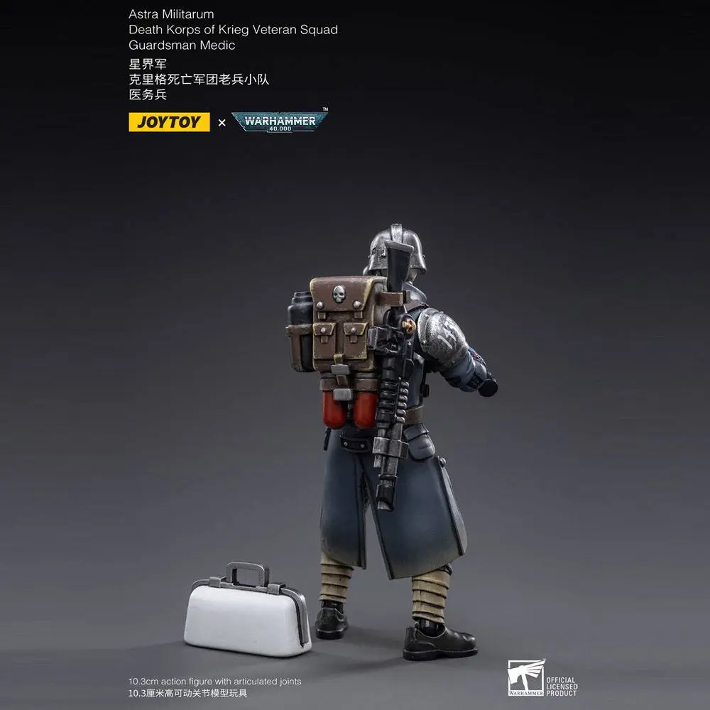 Warhammer 40k Action Figur 1/18 Death Korps of Krieg Veteran Squad Guardsman Medic 10 cm Produktfoto