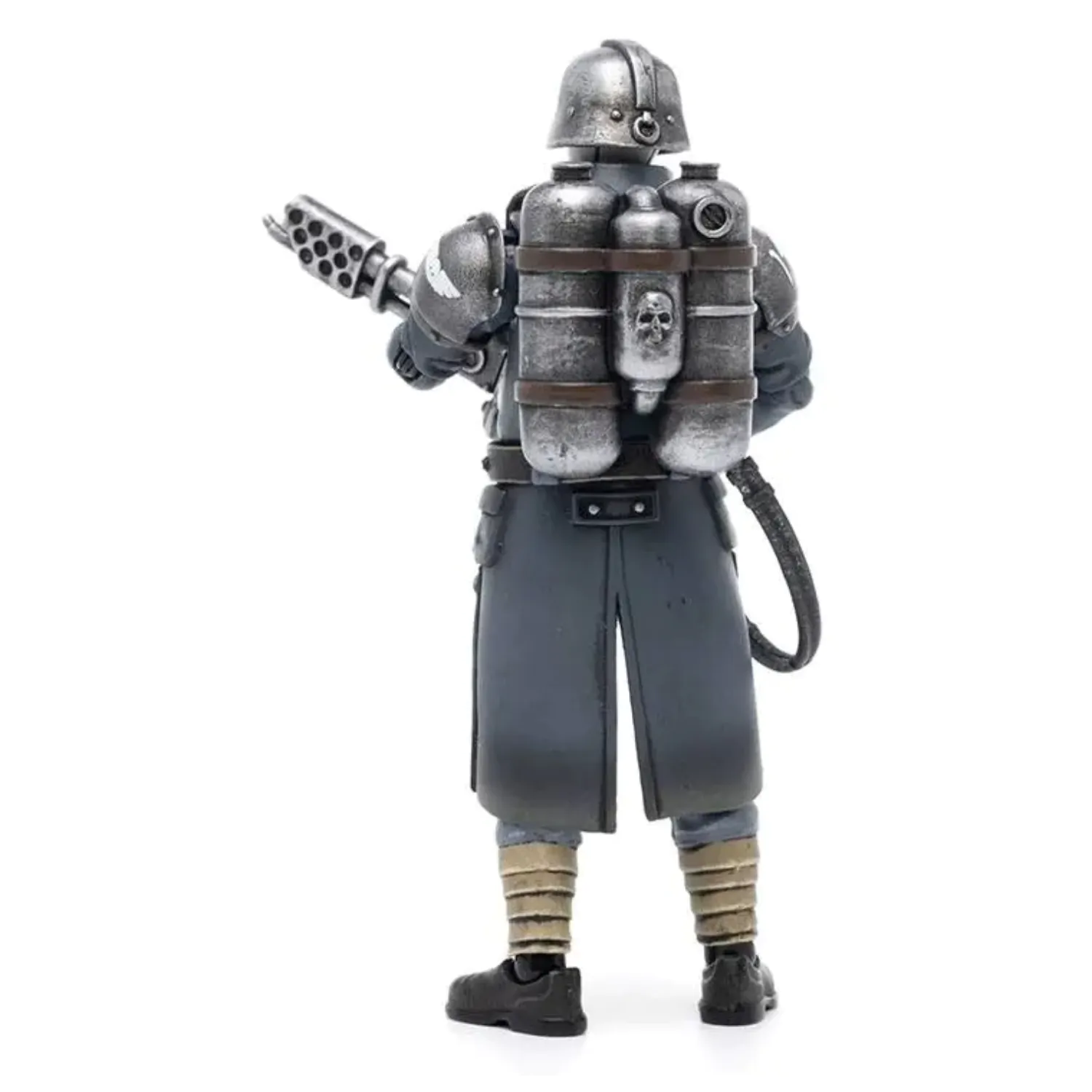 Warhammer 40k Action Figur 1/18 Death Korps of Krieg Veteran Squad Guardsman mit Flamer 10 cm Produktfoto