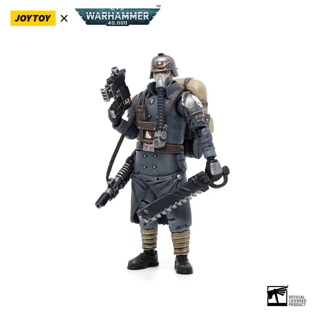 Warhammer 40k Actionfigur 1/18 Death Korps of Krieg Veteranen Squad Sergeant 10 cm Produktfoto