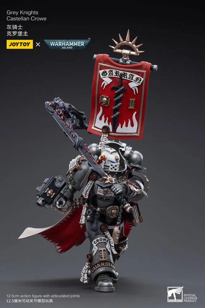 Warhammer 40k Actionfigur 1/18 Grey Knights Castellan Crowe 12 cm Produktfoto