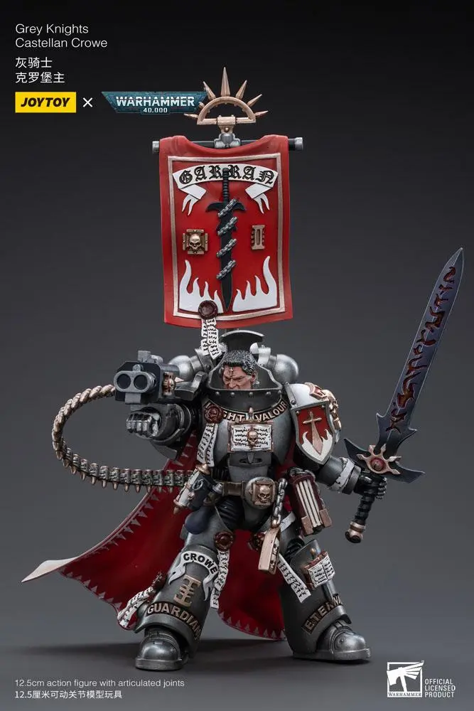 Warhammer 40k Actionfigur 1/18 Grey Knights Castellan Crowe 12 cm Produktfoto