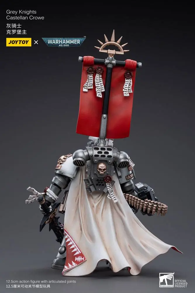Warhammer 40k Actionfigur 1/18 Grey Knights Castellan Crowe 12 cm Produktfoto