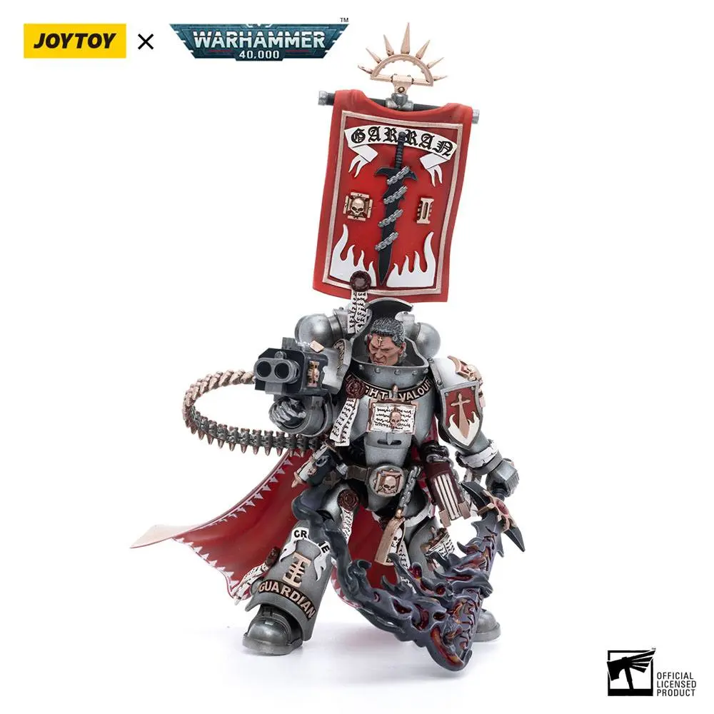 Warhammer 40k Actionfigur 1/18 Grey Knights Castellan Crowe 12 cm Produktfoto