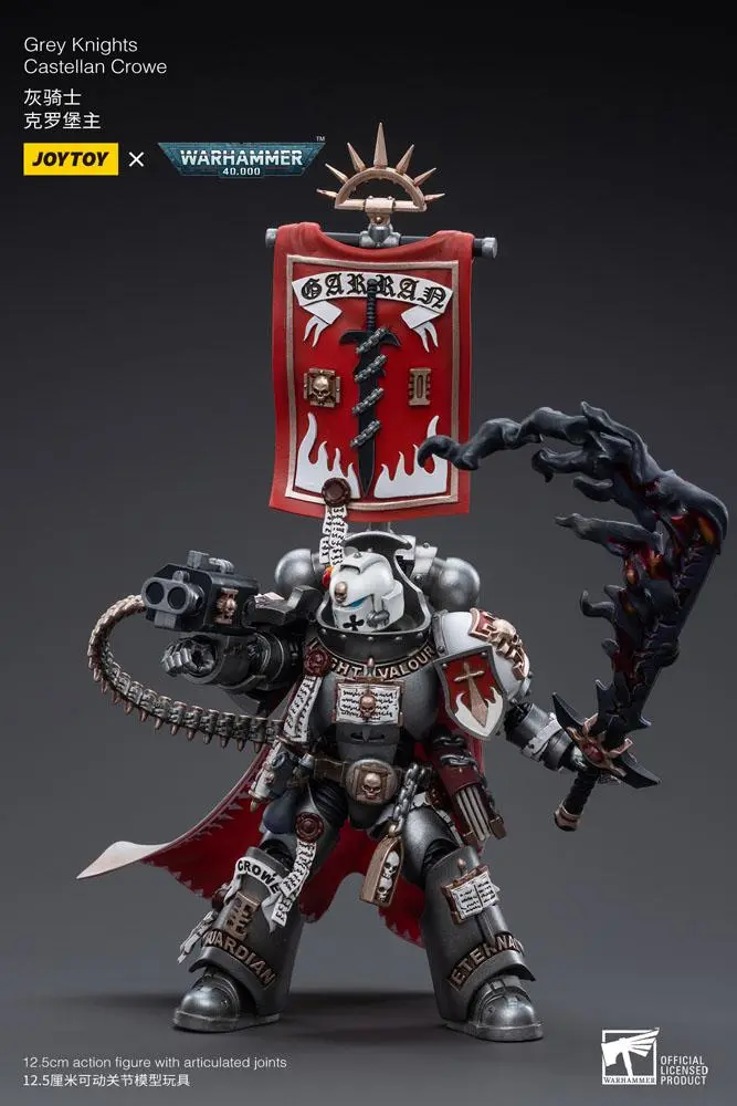 Warhammer 40k Actionfigur 1/18 Grey Knights Castellan Crowe 12 cm Produktfoto