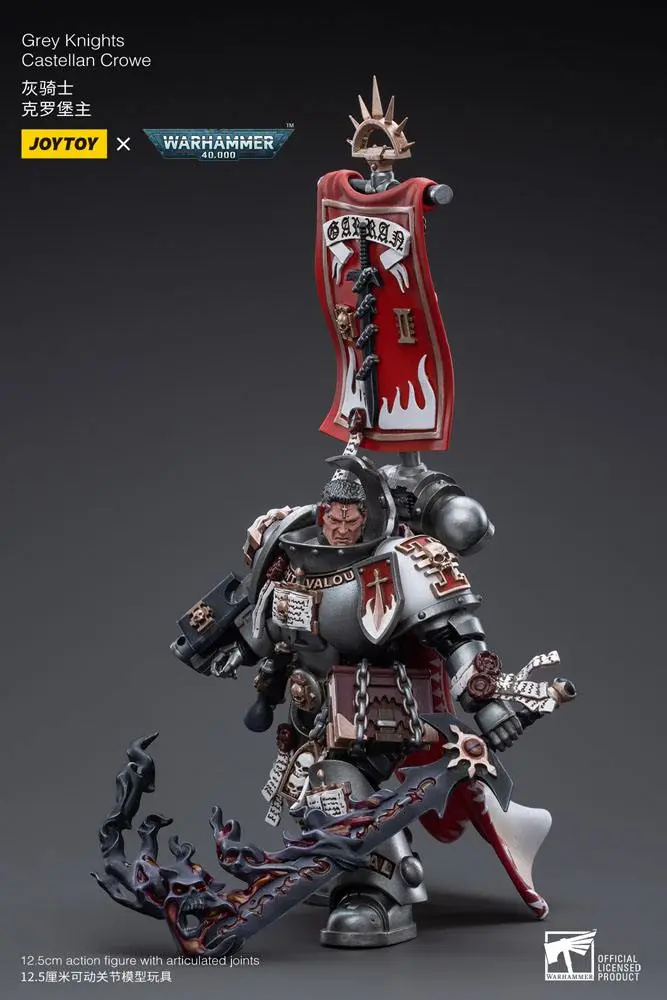 Warhammer 40k Actionfigur 1/18 Grey Knights Castellan Crowe 12 cm Produktfoto