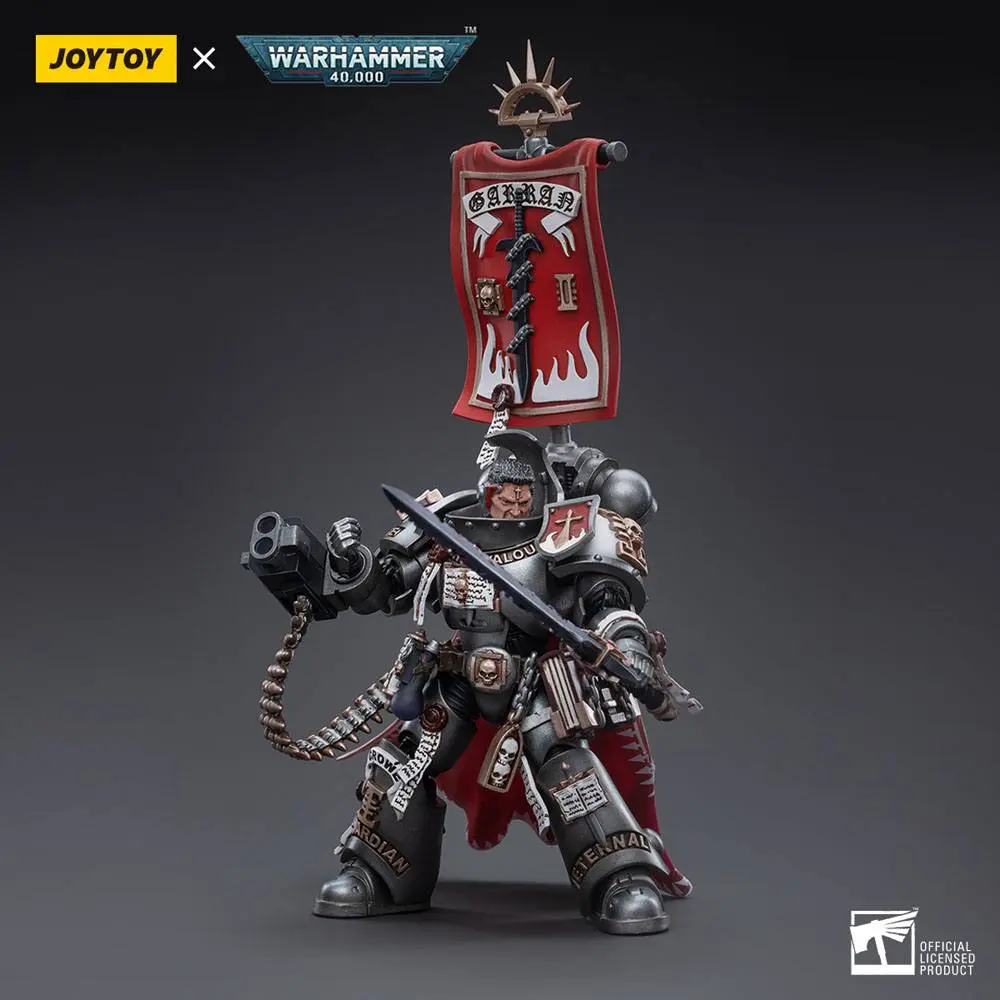 Warhammer 40k Actionfigur 1/18 Grey Knights Castellan Crowe 12 cm Produktfoto