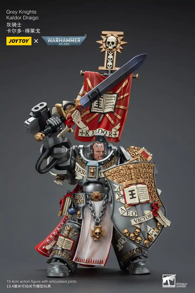 Warhammer 40k Actionfigur 1/18 Grey Knights Kaldor Draigo 12 cm termékfotó