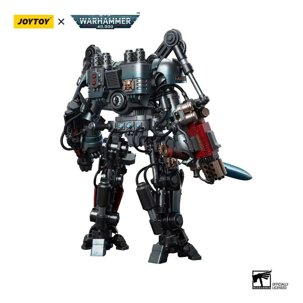Warhammer 40k Actionfigur 1/18 Grey Knights Nemesis Dreadknight (Including Grey Knights Terminator Caddon Vibova) 12 cm Produktfoto