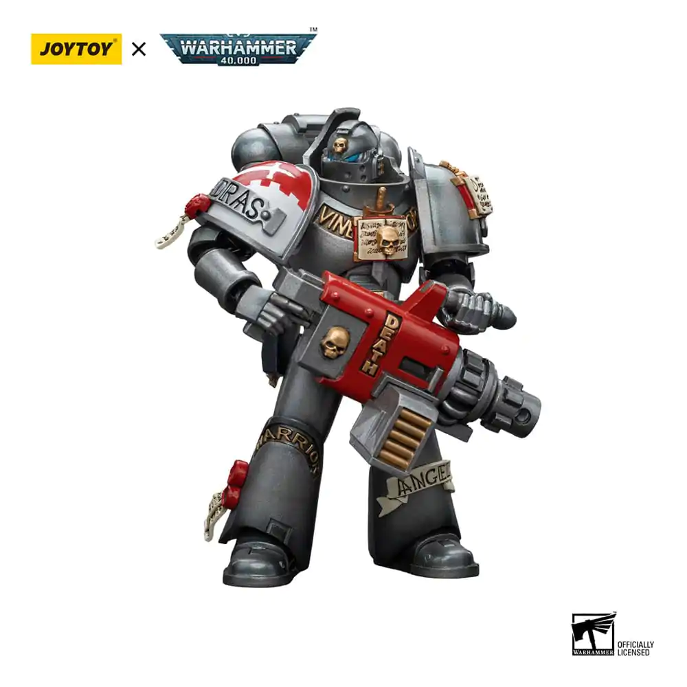 Warhammer 40k Actionfigur 1/18 Grey Knights Strike Squad Grey Knight with Psycannon 12 cm Produktfoto