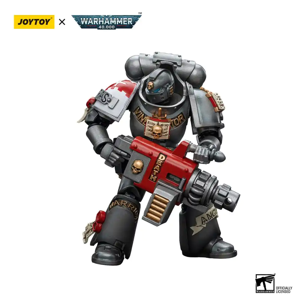 Warhammer 40k Actionfigur 1/18 Grey Knights Strike Squad Grey Knight with Psycannon 12 cm Produktfoto