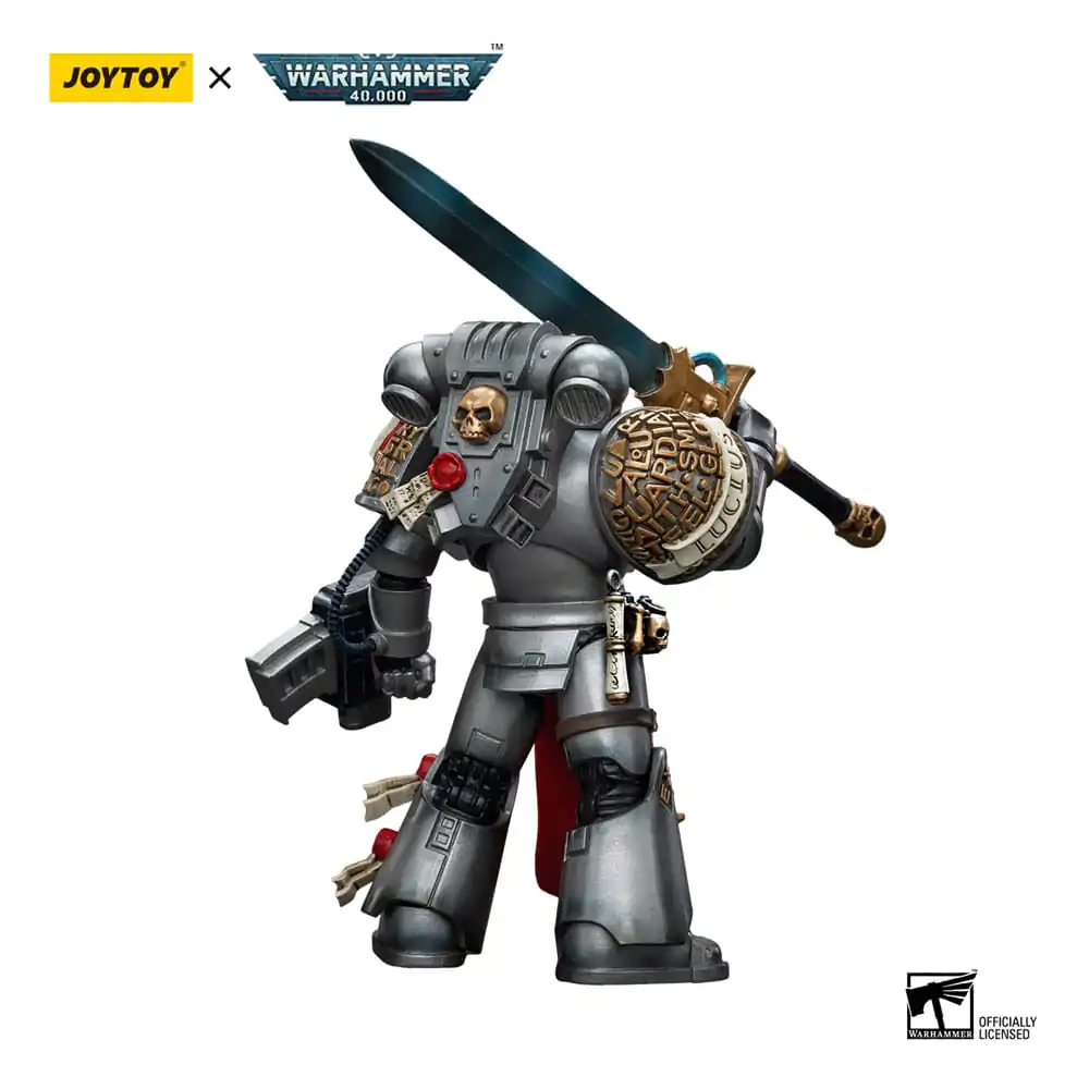 Warhammer 40k Actionfigur 1/18 Grey Knights Strike Squad Justicar 12 cm termékfotó