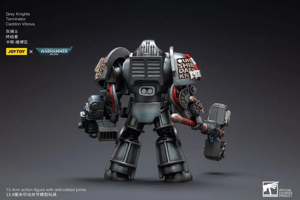 Warhammer 40k Actionfigur 1/18 Grey Knights Terminator Caddon Vibova 13 cm termékfotó