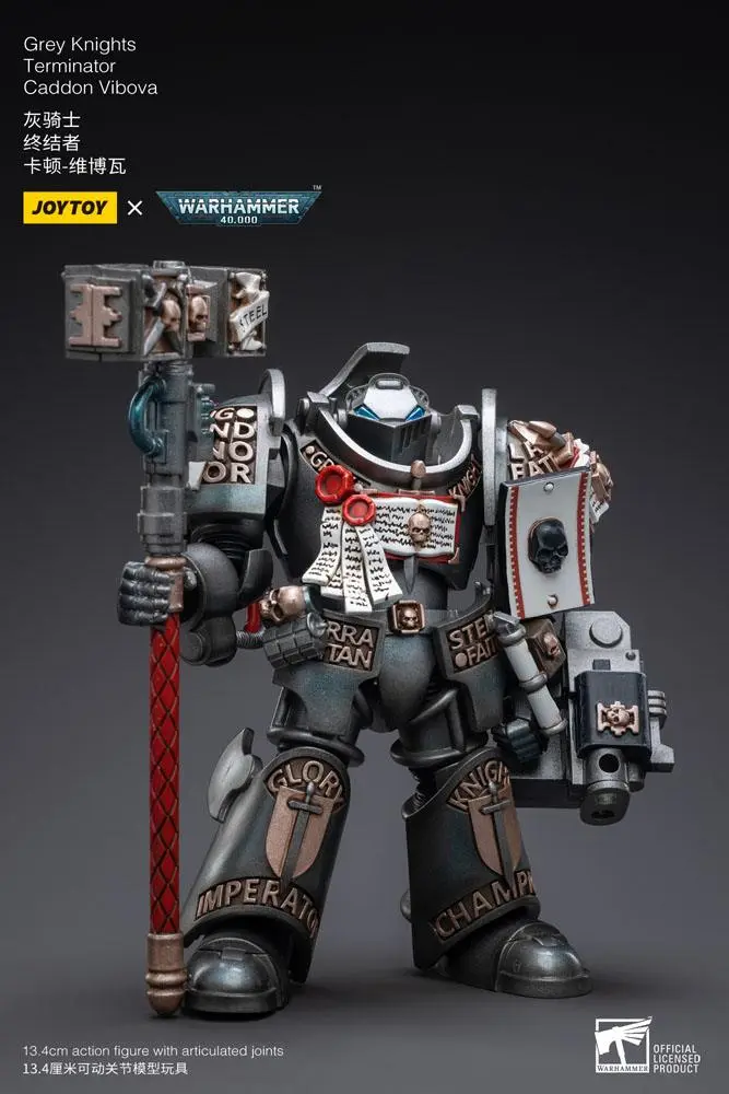 Warhammer 40k Actionfigur 1/18 Grey Knights Terminator Caddon Vibova 13 cm termékfotó