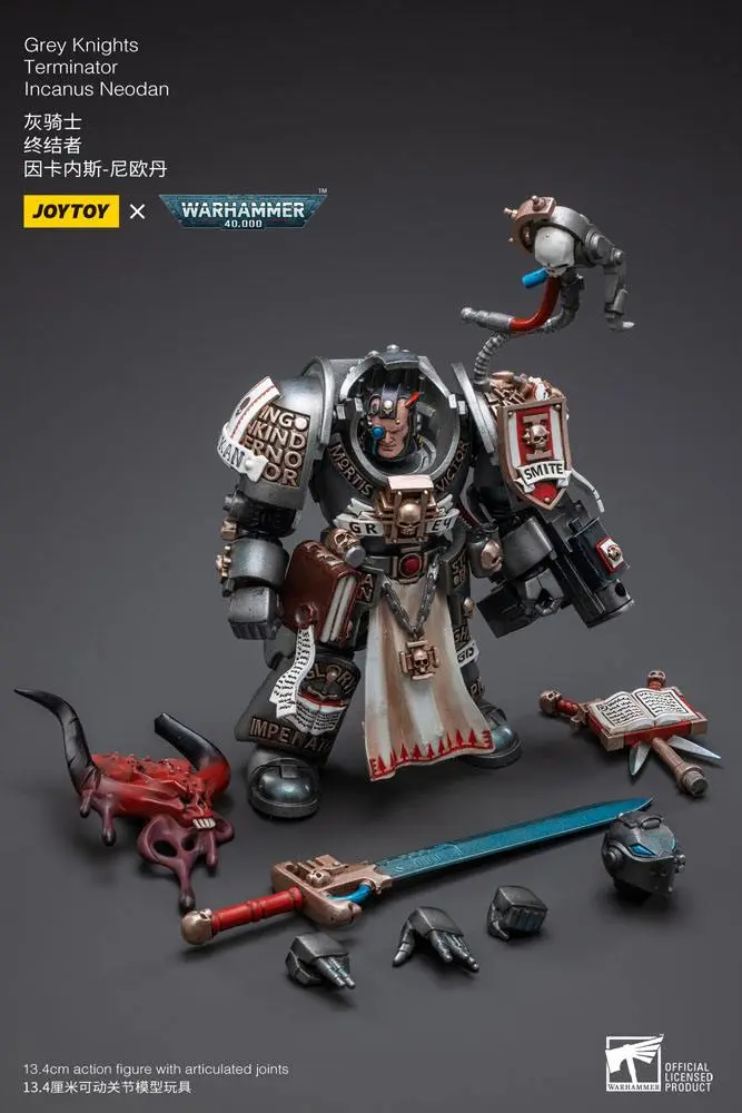 Warhammer 40k Actionfigur 1/18 Grey Knights Terminator Incanus Neodan 13 cm Produktfoto