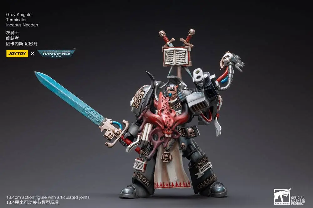 Warhammer 40k Actionfigur 1/18 Grey Knights Terminator Incanus Neodan 13 cm Produktfoto