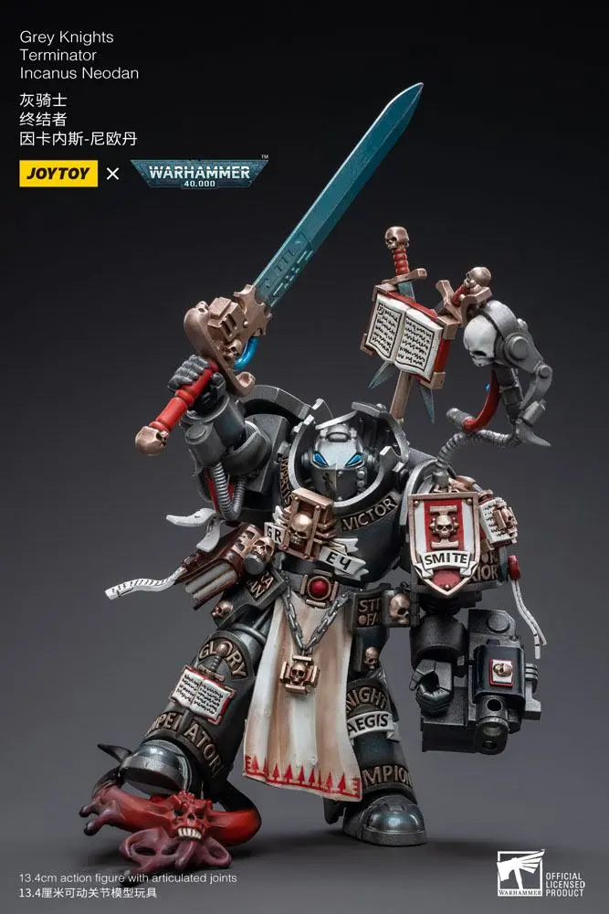 Warhammer 40k Actionfigur 1/18 Grey Knights Terminator Incanus Neodan 13 cm Produktfoto