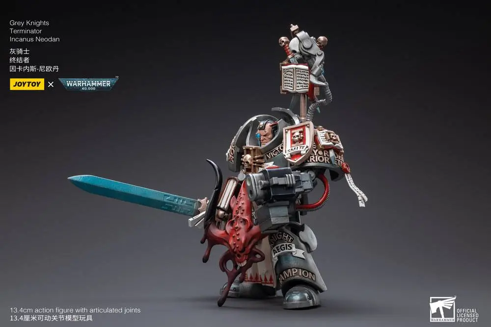 Warhammer 40k Actionfigur 1/18 Grey Knights Terminator Incanus Neodan 13 cm Produktfoto