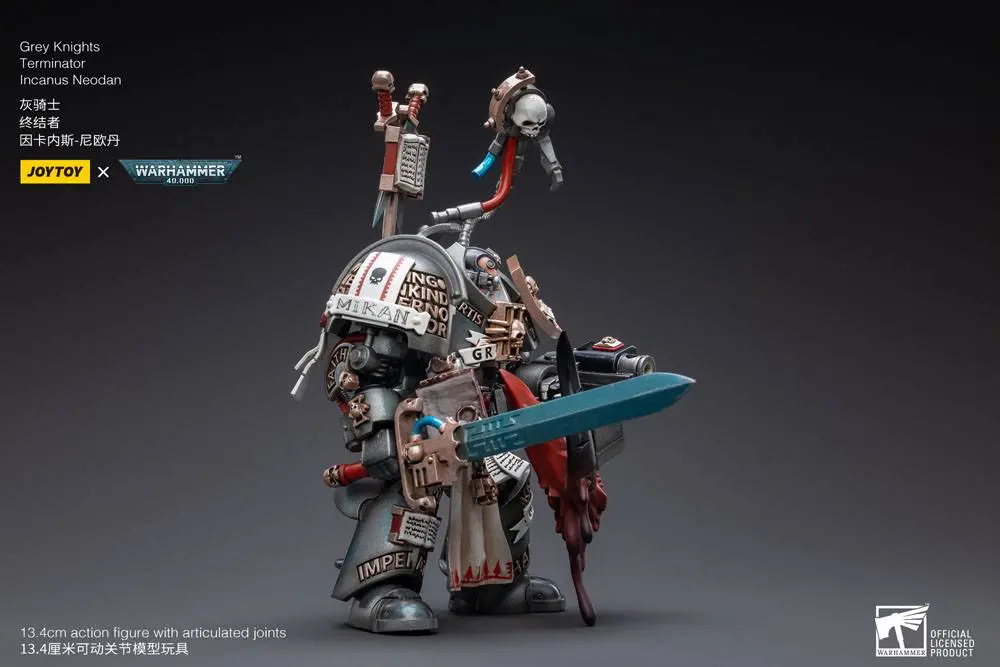 Warhammer 40k Actionfigur 1/18 Grey Knights Terminator Incanus Neodan 13 cm Produktfoto