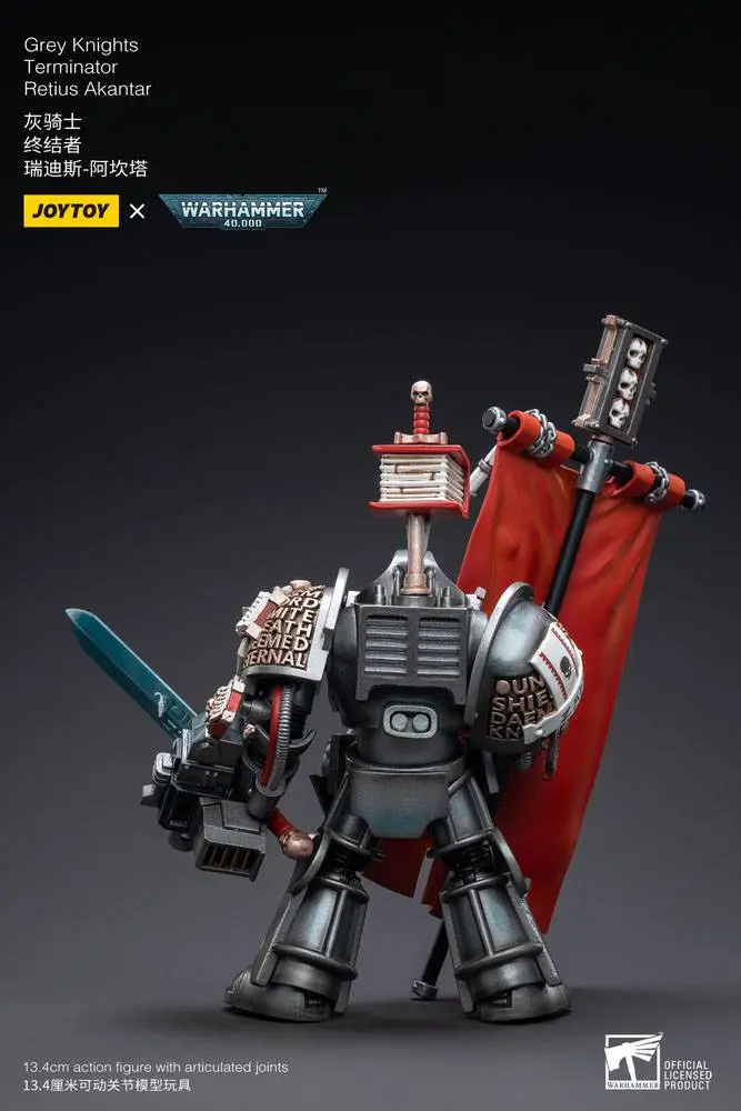 Warhammer 40k Actionfigur 1/18 Grey Knights Terminator Retius Akantar 13 cm termékfotó