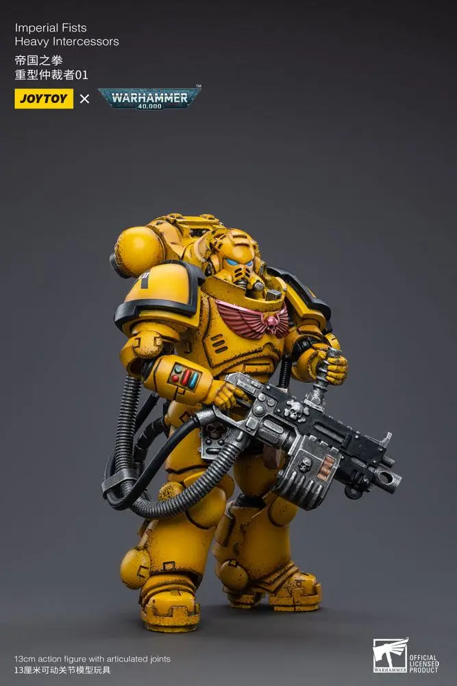 Warhammer 40k Actionfigur 1/18 Imperial Fists Heavy Intercessors 01 13 cm Produktfoto