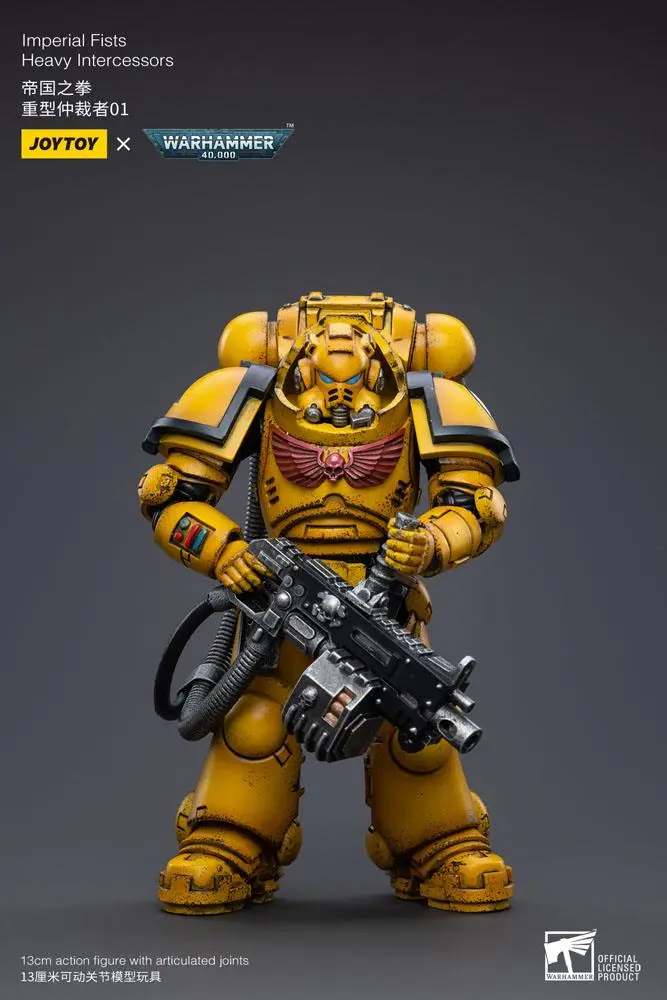 Warhammer 40k Actionfigur 1/18 Imperial Fists Heavy Intercessors 01 13 cm Produktfoto