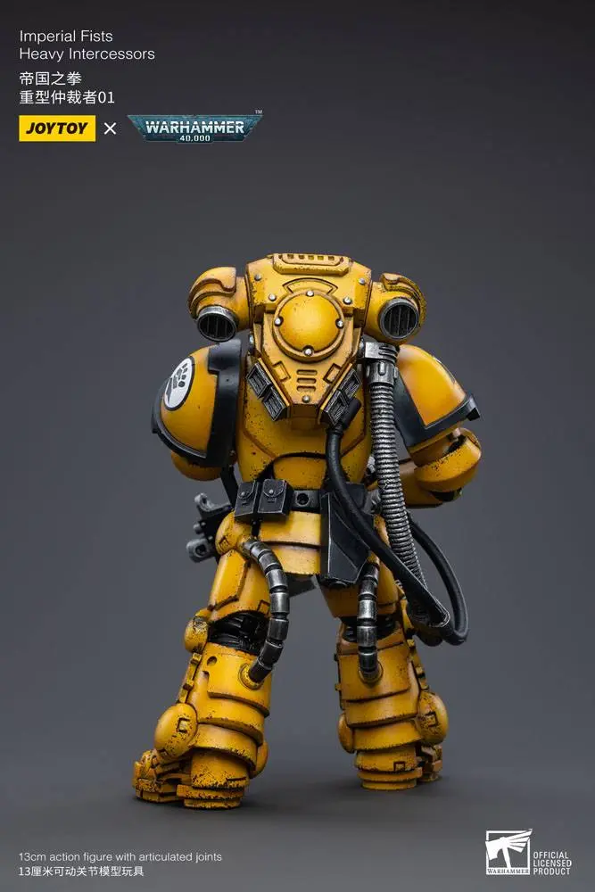 Warhammer 40k Actionfigur 1/18 Imperial Fists Heavy Intercessors 01 13 cm Produktfoto
