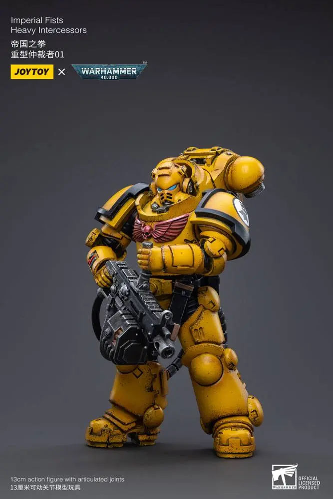 Warhammer 40k Actionfigur 1/18 Imperial Fists Heavy Intercessors 01 13 cm Produktfoto