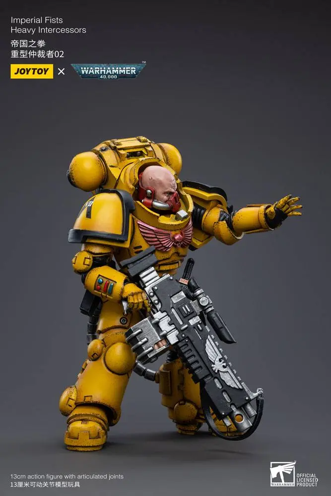 Warhammer 40k Actionfigur 1/18 Imperial Fists Heavy Intercessors 02 13 cm Produktfoto