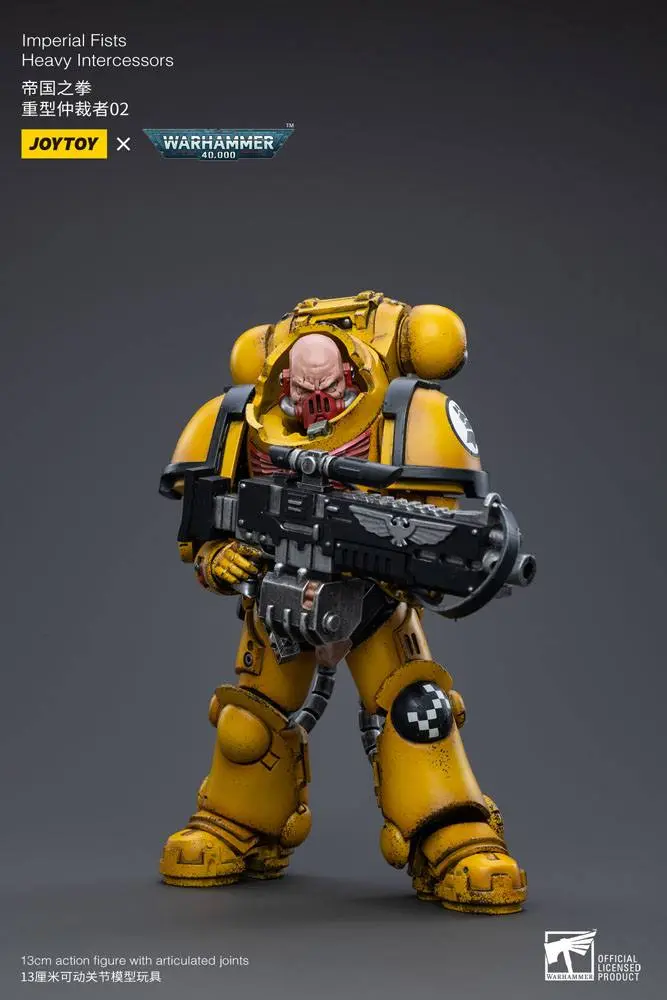 Warhammer 40k Actionfigur 1/18 Imperial Fists Heavy Intercessors 02 13 cm Produktfoto