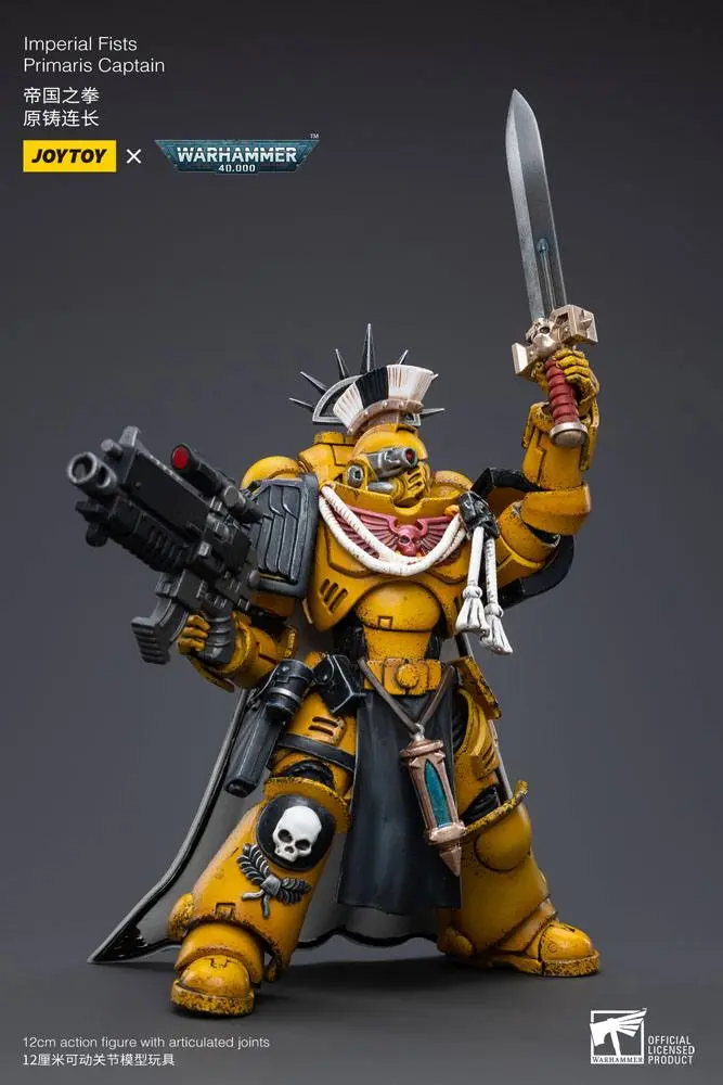 Warhammer 40k Actionfigur 1/18 Imperial Fists Primaris Captain 12 cm Produktfoto