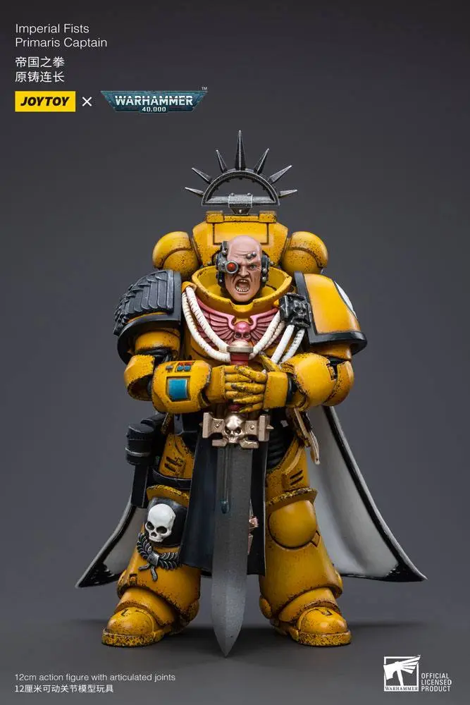 Warhammer 40k Actionfigur 1/18 Imperial Fists Primaris Captain 12 cm Produktfoto