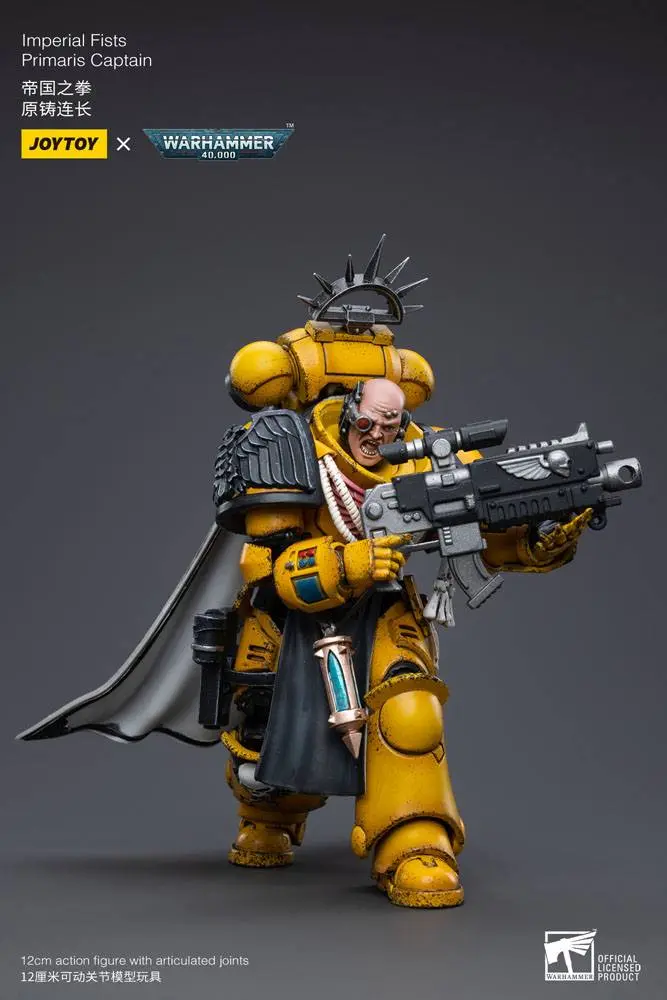 Warhammer 40k Actionfigur 1/18 Imperial Fists Primaris Captain 12 cm Produktfoto