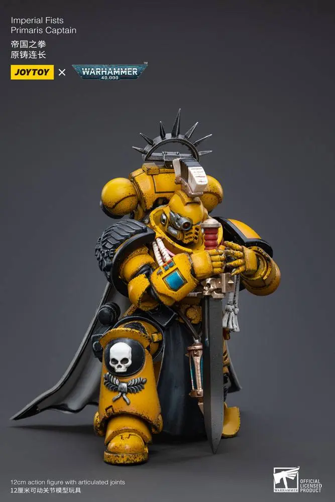 Warhammer 40k Actionfigur 1/18 Imperial Fists Primaris Captain 12 cm Produktfoto