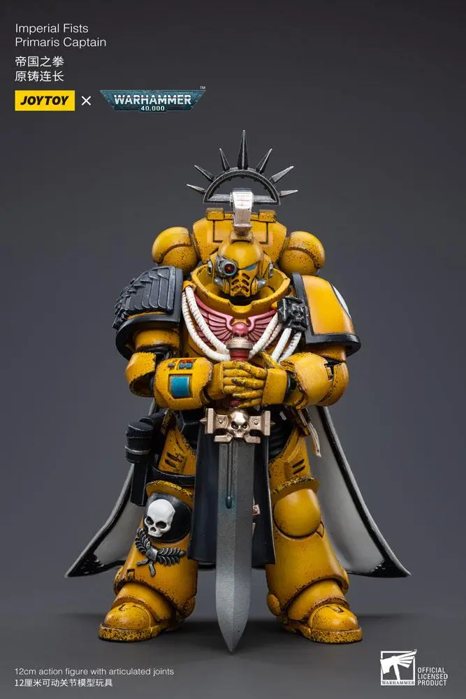 Warhammer 40k Actionfigur 1/18 Imperial Fists Primaris Captain 12 cm Produktfoto