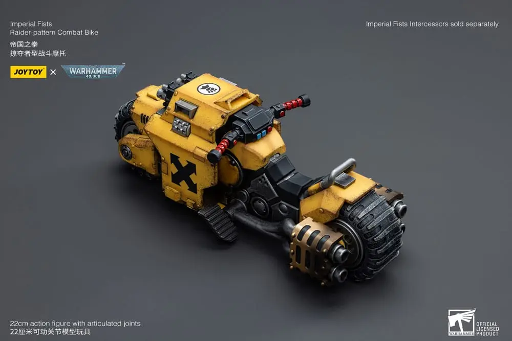 Warhammer 40k Fahrzeug 1/18 Imperial Fists Raider-pattern Combat Bike 22 cm Produktfoto