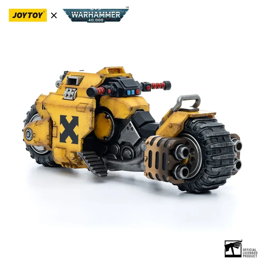 Warhammer 40k Fahrzeug 1/18 Imperial Fists Raider-pattern Combat Bike 22 cm Produktfoto