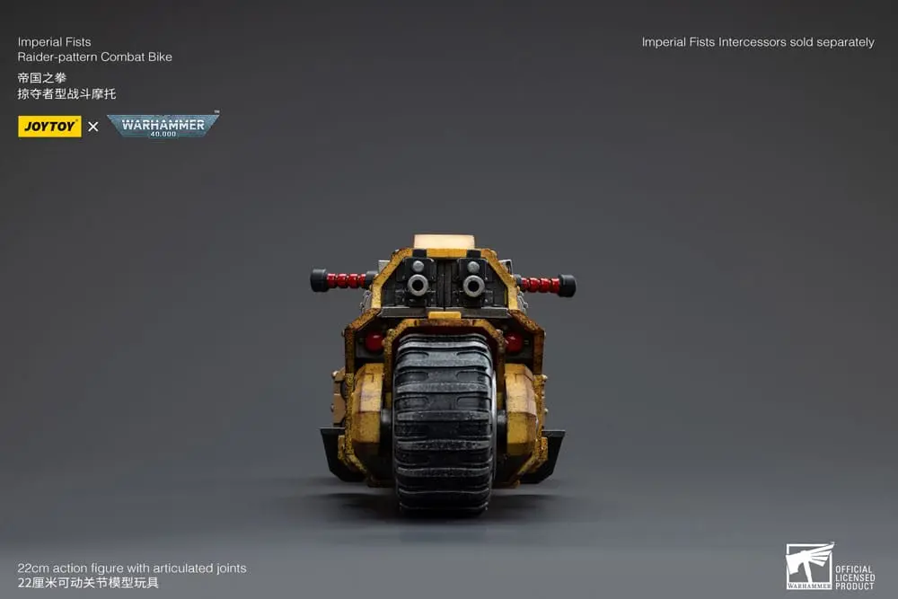 Warhammer 40k Fahrzeug 1/18 Imperial Fists Raider-pattern Combat Bike 22 cm Produktfoto