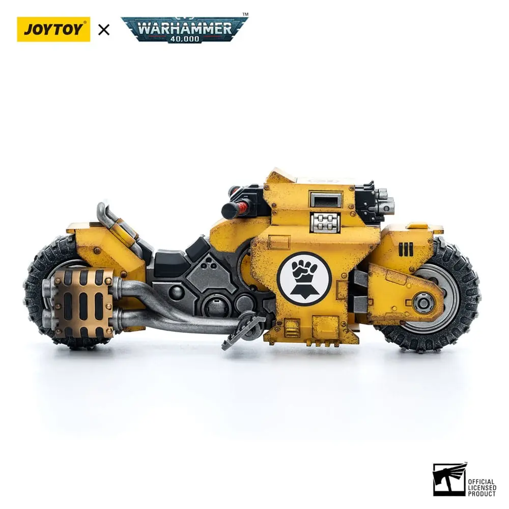Warhammer 40k Fahrzeug 1/18 Imperial Fists Raider-pattern Combat Bike 22 cm Produktfoto
