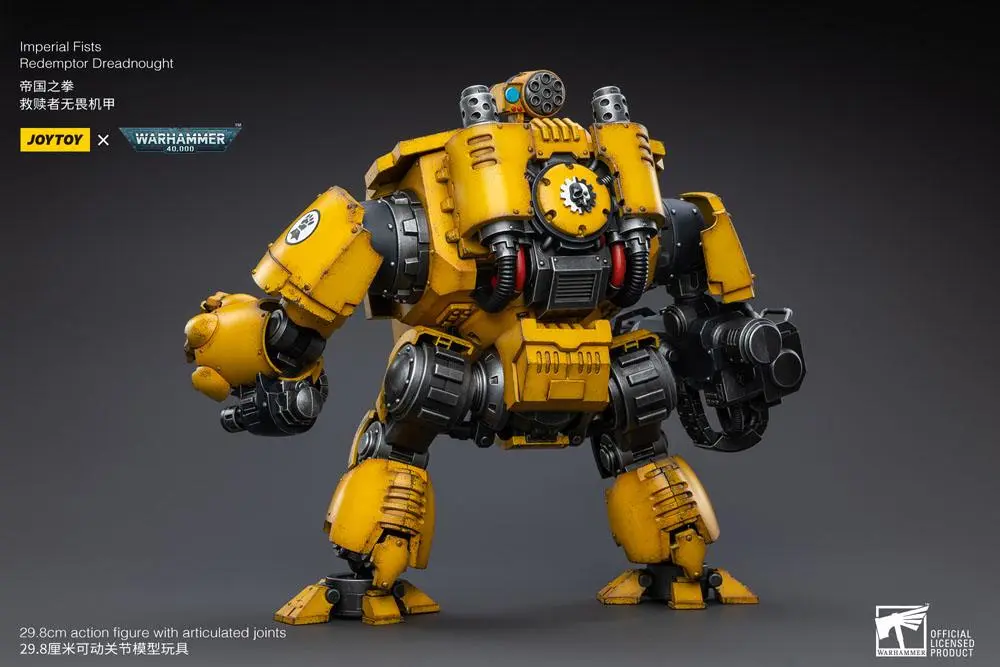 Warhammer 40k Actionfigur 1/18 Imperial Fists Redemptor Dreadnought 30 cm Produktfoto