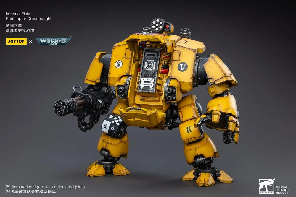 Warhammer 40k Actionfigur 1/18 Imperial Fists Redemptor Dreadnought 30 cm Produktfoto