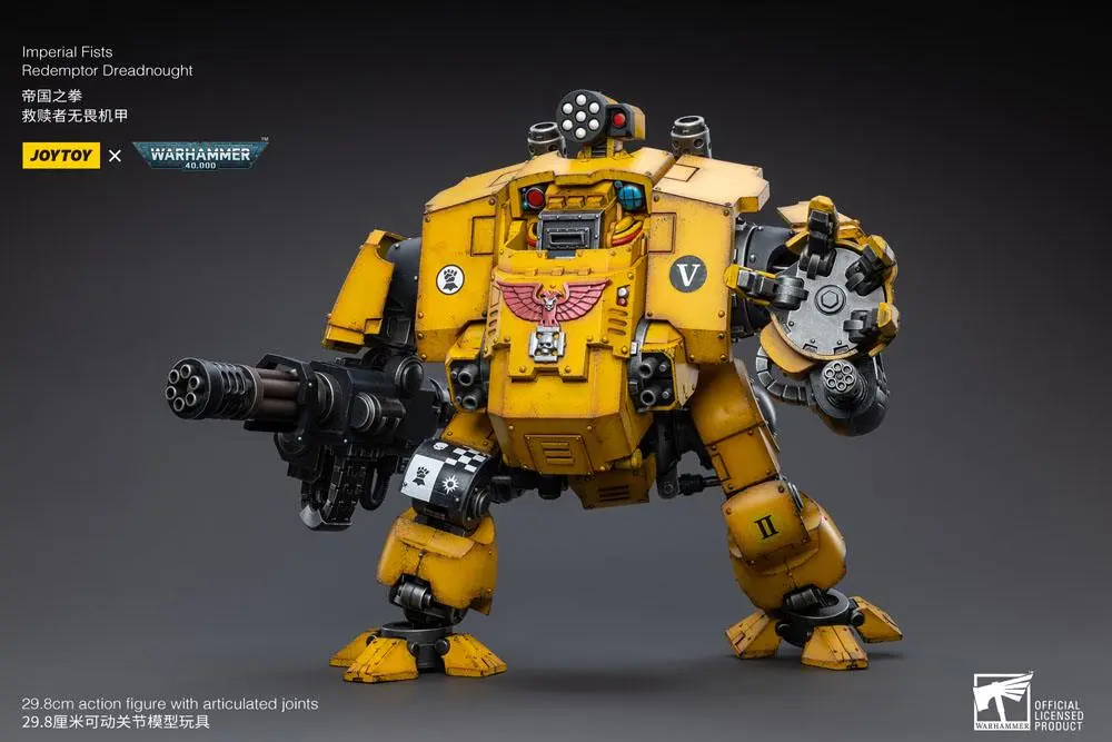 Warhammer 40k Actionfigur 1/18 Imperial Fists Redemptor Dreadnought 30 cm Produktfoto