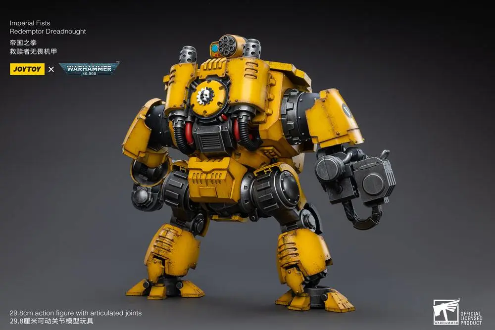 Warhammer 40k Actionfigur 1/18 Imperial Fists Redemptor Dreadnought 30 cm Produktfoto