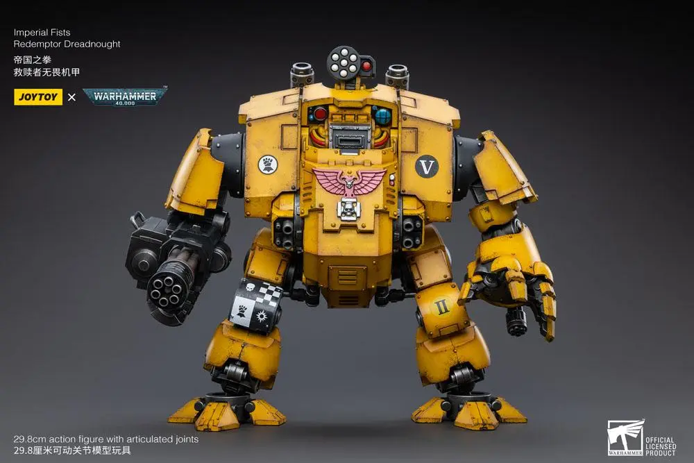 Warhammer 40k Actionfigur 1/18 Imperial Fists Redemptor Dreadnought 30 cm Produktfoto