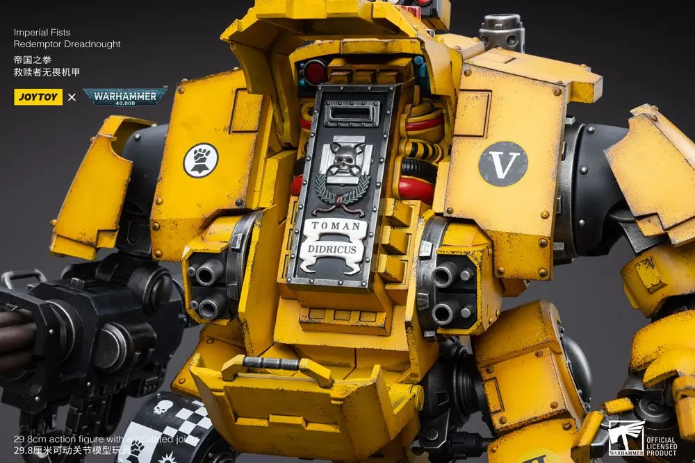 Warhammer 40k Actionfigur 1/18 Imperial Fists Redemptor Dreadnought 30 cm Produktfoto