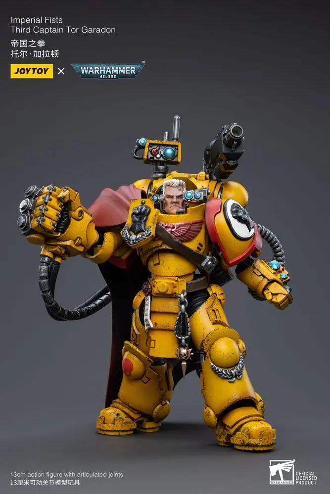 Warhammer 40k Actionfigur 1/18 Imperial Fists Third Captain Tor Garadon 13 cm termékfotó