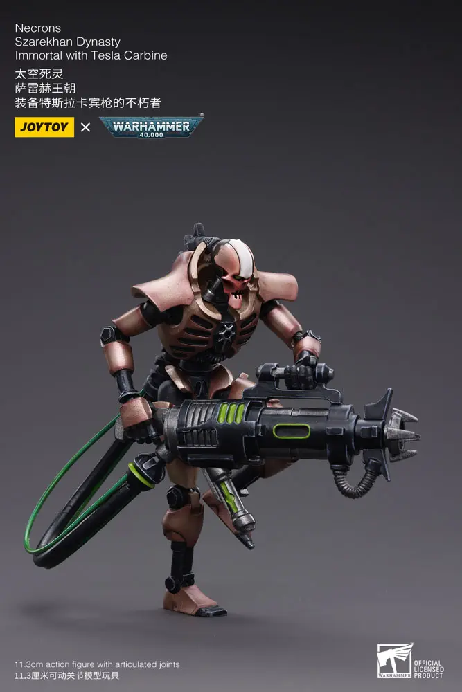 Warhammer 40k Actionfigur 2er-Pack 1/18 Necrons Szarekhan Dynasty Immortal with Tesla Carbine 11 cm termékfotó