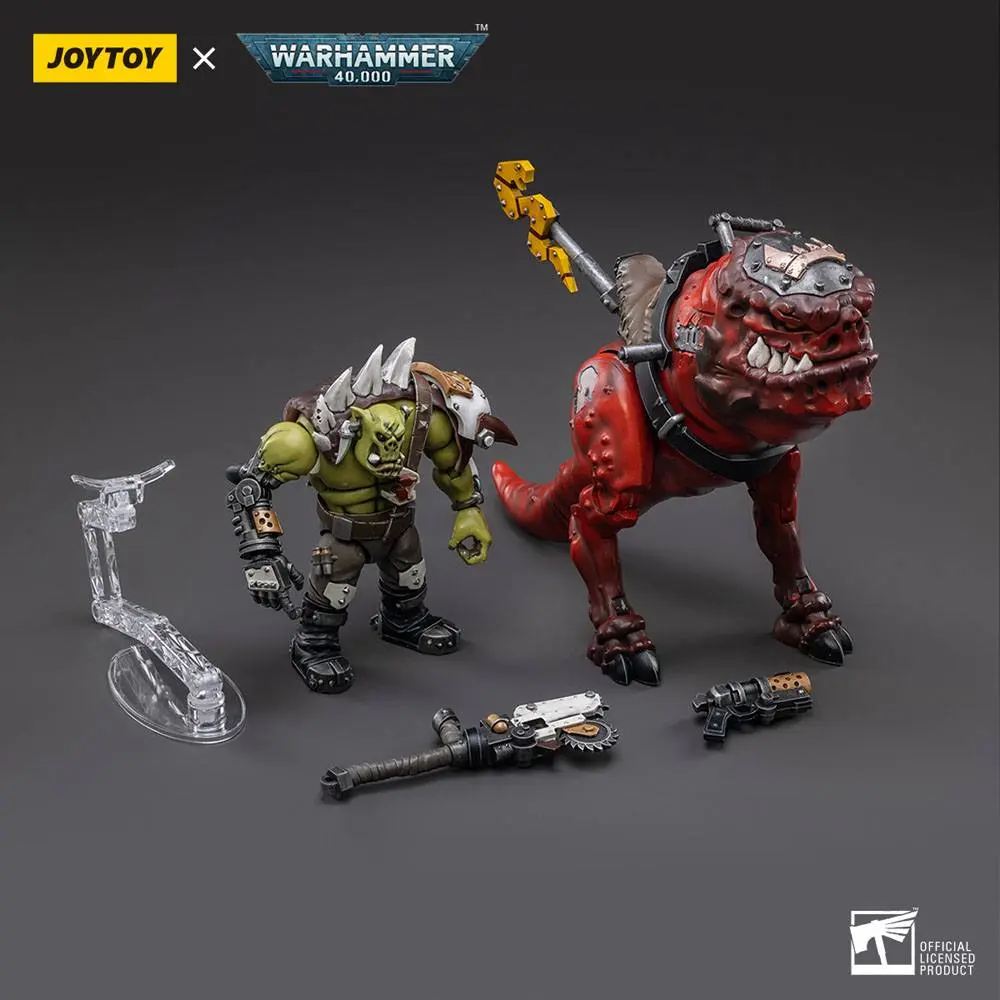 Warhammer 40k Actionfigur 1/18 Orks Squighog Nob On Smasha Squig Produktfoto