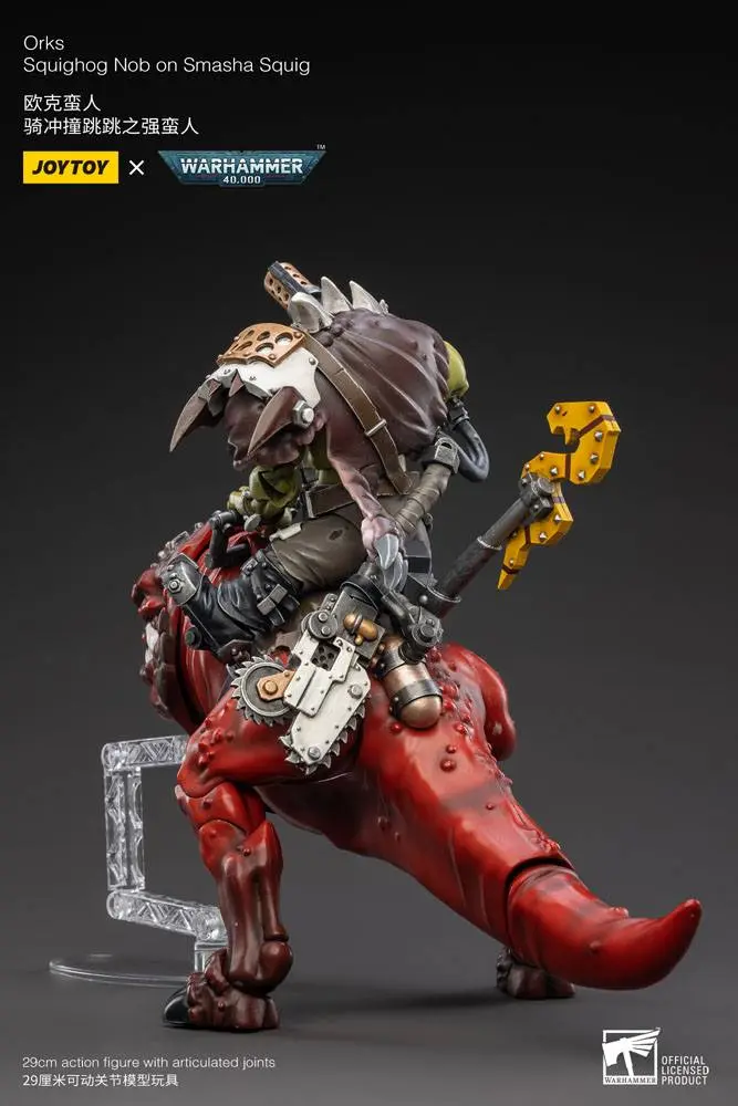Warhammer 40k Actionfigur 1/18 Orks Squighog Nob On Smasha Squig Produktfoto